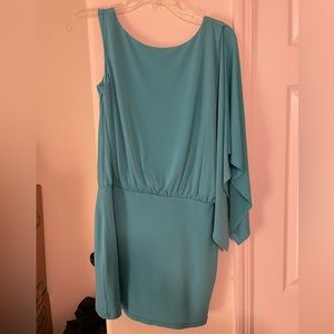 Max and Cleo Teal Mini dress